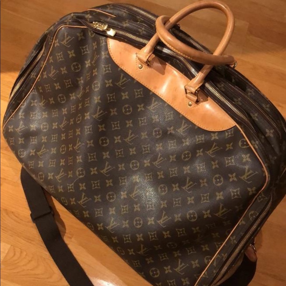 SOLD!! Louis Vuitton 3-Compartment Travel Suitcase